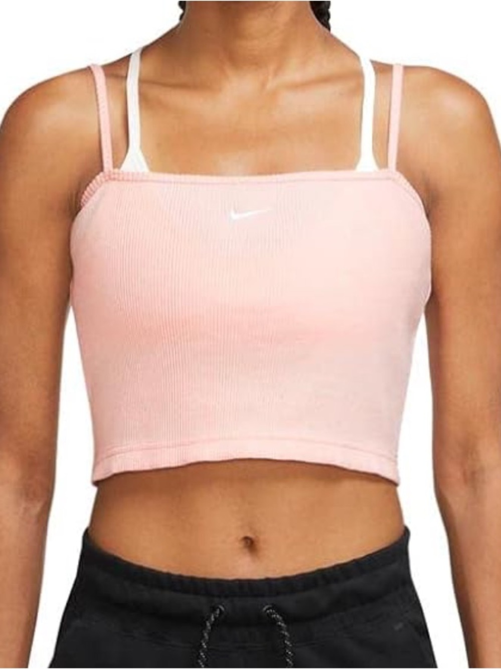 Nike Ribbed Crop Tank Top